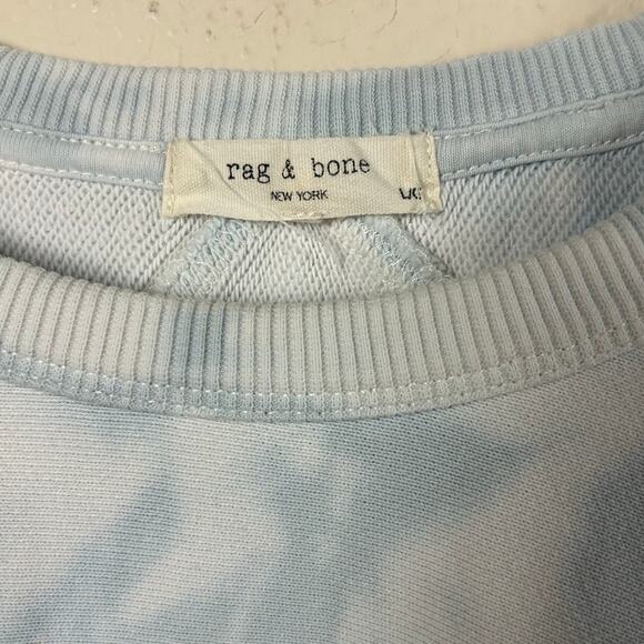 Rag & Bone Blue Tie Dye Sweatshirt size L - Picture 5 of 8
